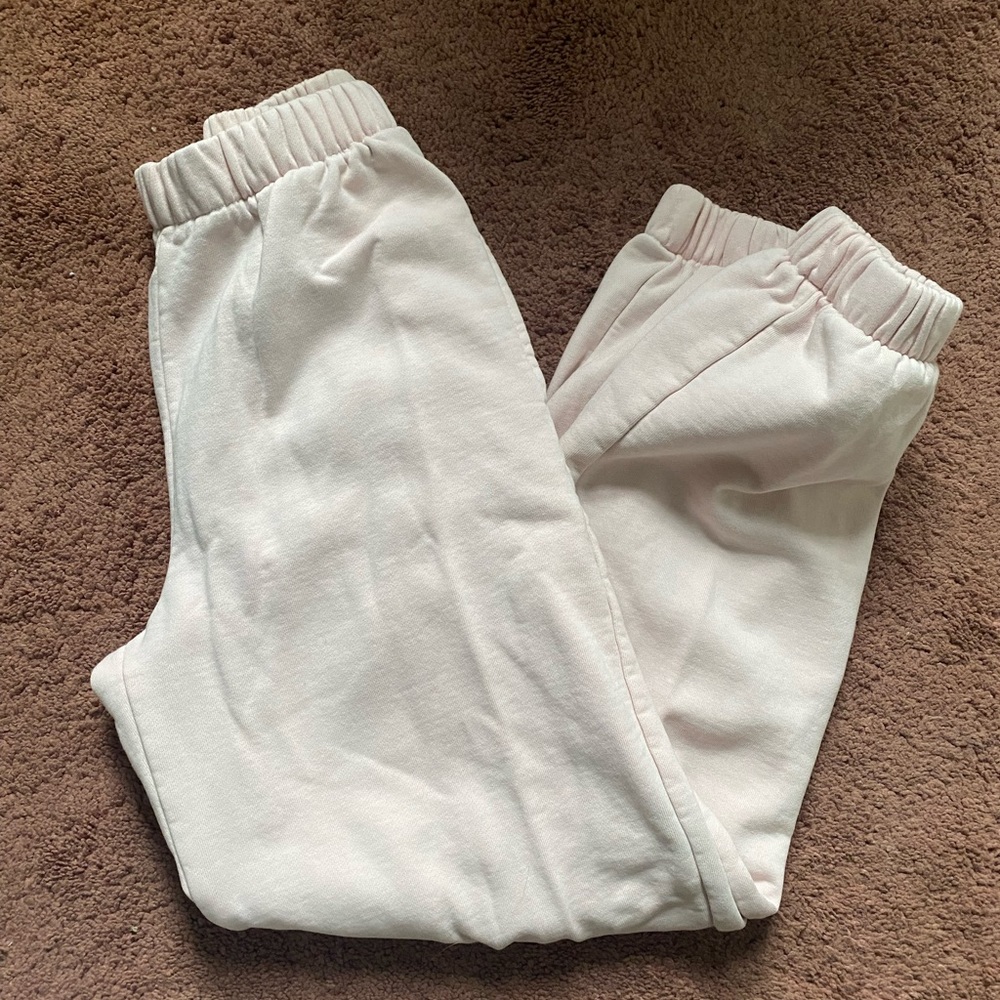 light pink brandy melville sweatpants